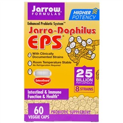 Jarrow Formulas, Jarro-Dophilus EPS, 60 вегетарианских капсул