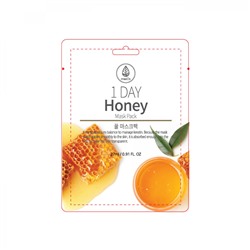 [MED B] НАБОР Маска для лица тканевая МЕД 1-Day Honey Mask Pack, 27 г х 10 шт.