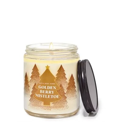 Golden Berry Mistletoe


Mason Single Wick Candle