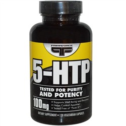 Primaforce, 5-HTP, 100 мг, 120 растительных капсул