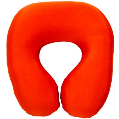 Подушка под шею Игрушка Релакс оранжевая
