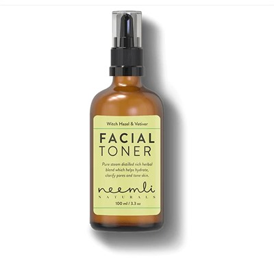 NEEMLI NATURALS Witch Hazel &amp; Vetiver Pore Refining Facial Toner Очищающий поры тонер для лица с гидралатами гамамелиса и ветивера 100мл