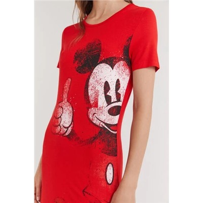 Vestido camisetero Mickey Mouse