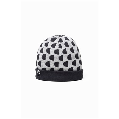 Gorro reversible monogram