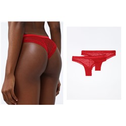 PACK OF 2 TULLE THONGS