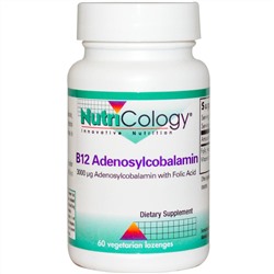 Nutricology, Аденозилкобаламин В12, 60 растительных леденцов