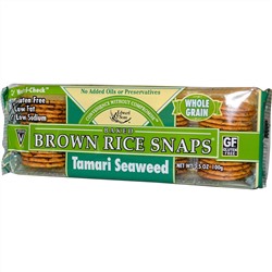 Edward & Sons, Печенье из запеченного коричневого риса, водоросли  Тамари, 3.5 унции (100 г)