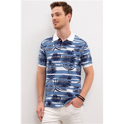 U.S. Polo Assn. Mavi Erkek T-Shirt G081SZ011.000.984359