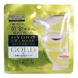 UTENA PREMIUM PURESA Гидрогелевая маска для лица с косметическими маслами и золотом мягкая упаковка 25 гр