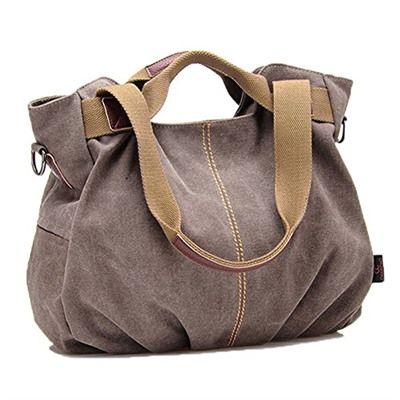 YZSKY Leisure Canvas Travel Top Handle Bag Tote Handbags Shoulder Bag With Removable Adjustable Strap