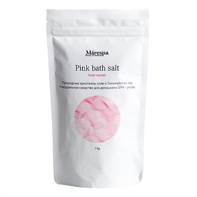 Соль для ванны "Гималайская розовая", помол мелкий