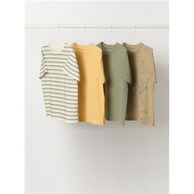 4-PACK OF ASSORTED SHORT SLEEVE T-SHIRTS