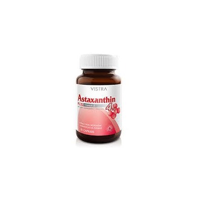 БАД «Астаксантин» от Vistra 30 капсул 4 мг  / Vistra Astaxanthin 30 caps 4 mg