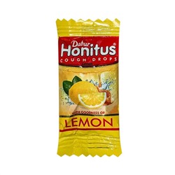 DABUR Honitus cough drop honey &amp; lemon Леденцы Лимон и мёд при респираторных заболеваниях 1шт