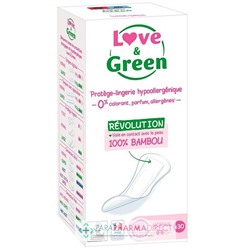 Love&Green Protège-Lingerie Hypoallergéniques - Révolution - Normal x30