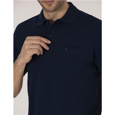 Lacivert Regular Fit Polo Yaka Basic Tişört