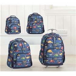 Mackenzie Blue Multicolor Dino Backpacks