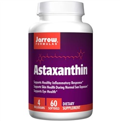 Jarrow Formulas, Астаксантин, 4 мг, 60 капсул