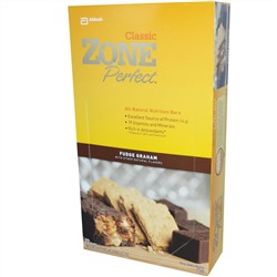 ZonePerfect, Классические полностью натуральные питательные батончики, Fudge Graham, 12 батончиков, 1,76 унции (50 г) каждый