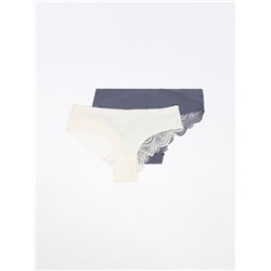 PACK OF 2 MICROFIBRE BRIEFS