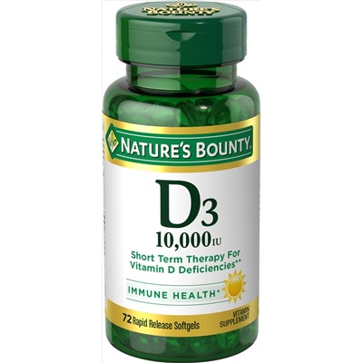 Nature's Bounty Nature's Bounty® Vitamin D3 250 mcg (10,000 IU)