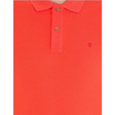 Kırmızı Slim Fit Polo Yaka Basic Tişört