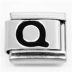 Звено для наборных браслетов  (Буква Q)