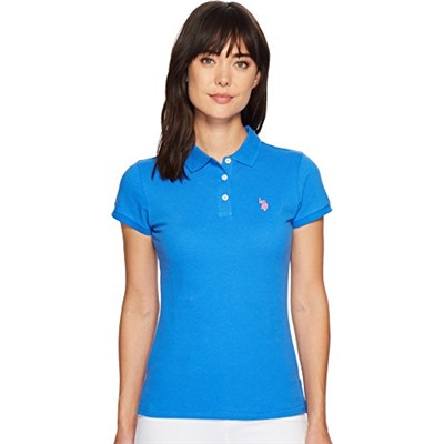 U.S. Polo Assn. Women's Solid Pique Polo Shirt