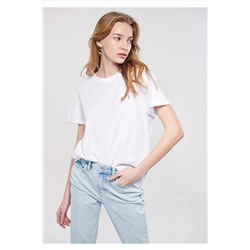 Mavi Beyaz Basic Tişört Regular Fit / Normal Kesim 1600955-620