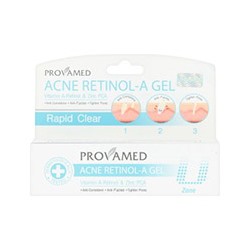 Точечный гель против прыщей Rapid Clear Acne с цинком и ретинолом от Provamed 10 гр  / Provamed Rapid Clear Acne Retinol-A Gel 10g