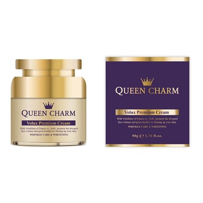 [QUEENCHARM] Крем для лица антивозрастной ВОЛЮФИЛИН Volux Premium Cream, 50 мл