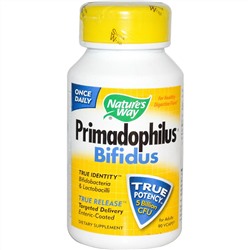 Nature's Way, Primadophilus, бифидобактерии, для взрослых, 90 вегетарианских капсул