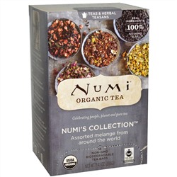 Numi Tea, Органический травяной чай, 18 пакетиков, 1.40 унций (39.6 г)