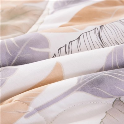 Комплект постельного белья Сатин с Одеялом 100% хлопок на резинке OBR163