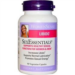 Natural Factors, WomenSense, SexEssentials, Либидо, 90 растительных капсул