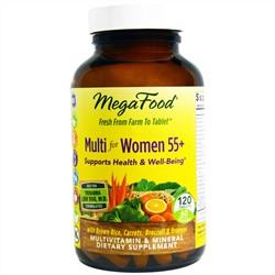 MegaFood, Мультивитамин для женщин от 55 лет, 120 таблеток