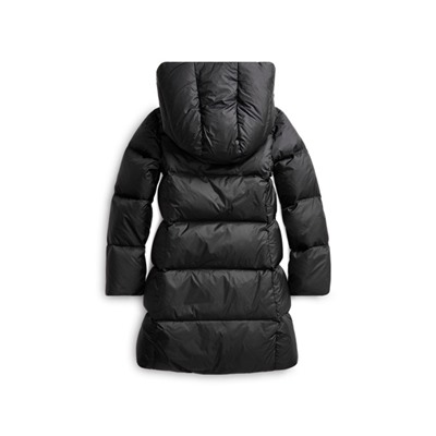 Girls 7-16 Quilted Down Long Coat