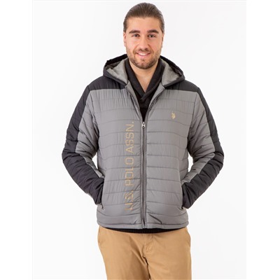 COLORBLOCK QUILTED PUFFER JACKET