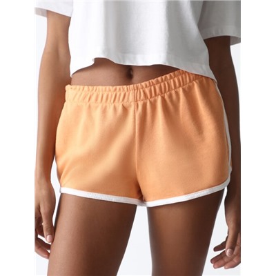 BASIC PLUSH SHORTS WITH PIPING