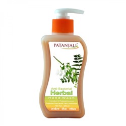 PATANJALI Herbal Hand Wash Anti Bacterial Антибактериальное травяное мыло для рук 250мл