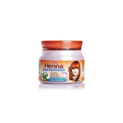 Маска для волос с хной и женьшенем Isme 250 гр/Isme Henna Herbal Hair Treatment 250 gr
