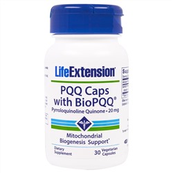 Life Extension, Капсулы PQQ с комплексом BioPQQ, 20 мг, 30 вегетарианских капсул