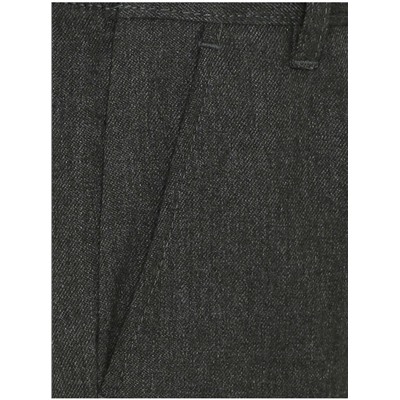 Boys Grey Half Elastic School Trouser 2 Pack