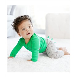 Carter's Baby Boys 3-Pc. Dino-Print Cotton Bodysuits & Pants Set