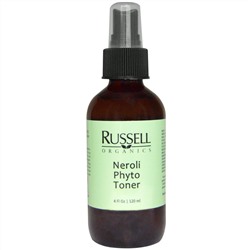 Russell Organics, Растительный тоник для лица с нероли, 4 унции (120 мл)