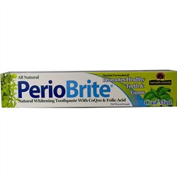 Nature's Answer, Periobrite Природная зубная паста, Прохладная мята, 4 oz (113.4г)