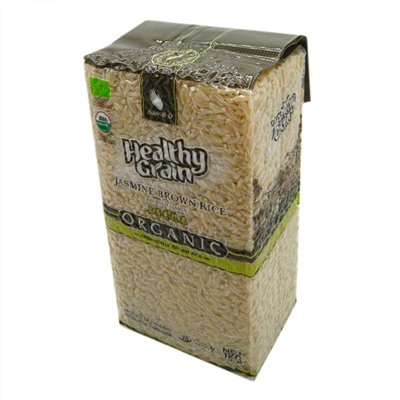 AROY-D Brown jasmine rice organic Рис коричневый жасминовый тайский органический 1кг