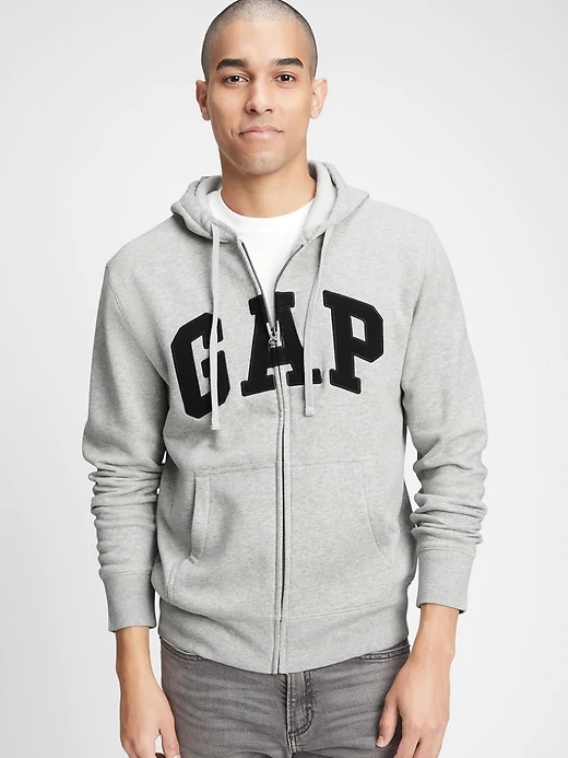 gap full zip sweater