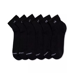 Calvin Klein Men's 6pk. Logo Quarter Socks