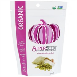 SuperSeedz, Gourmet Pumpkin Seeds, Organic, Pink Himalayan Salt, 4 oz (113 g)